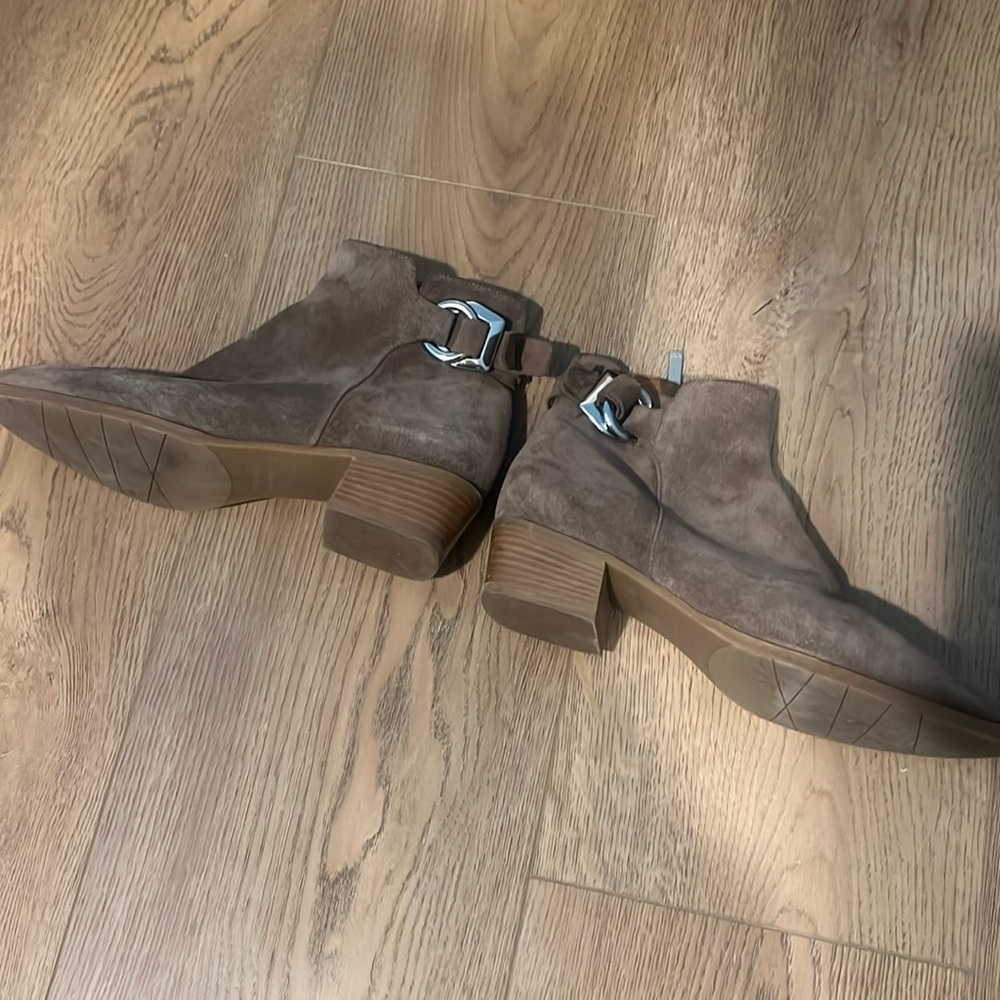 Aquatalia suade booties